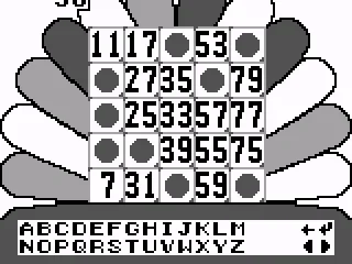 
											The numbers board