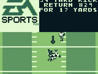 
											A gain of 17 yards