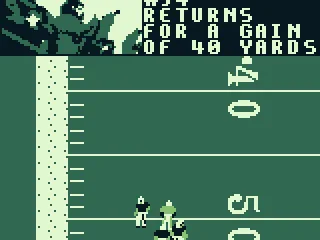 
											A gain of 40 yards