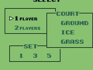 
											Game menu