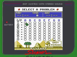 
											Select a problem (Super Game Boy)