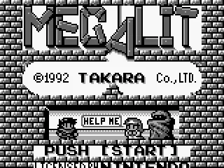 
											Title Screen.