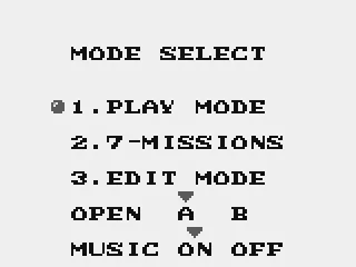 
											Mode select