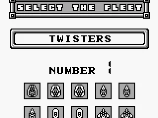 
											Select fleet 1: twisters