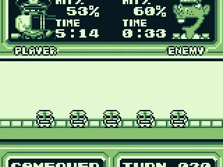 
											After the game statistics are displayed.