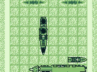 
											Half of the fleet is sunk, the ship in the middle heavily damaged.