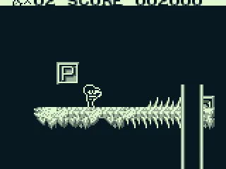 
											If you lose your mech, jump atop a P to find a new one.