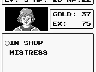 
											In a shop