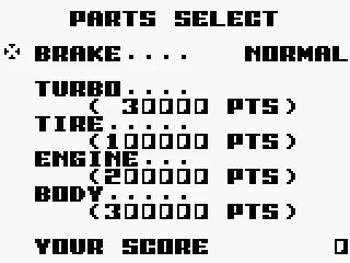 
											Parts select.