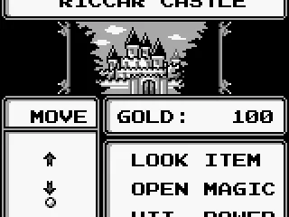 
											The castle of Ricca, where the game begins