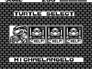 
											Pause screen. Your first mission is to rescue other turtles