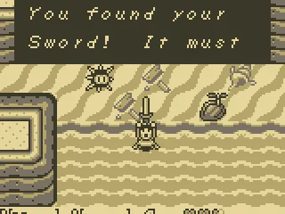 
											You found your sword!