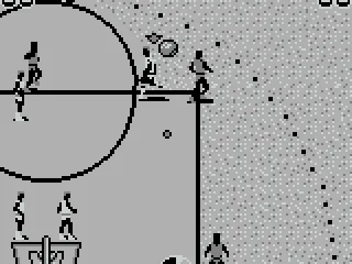 
											He shoots...
