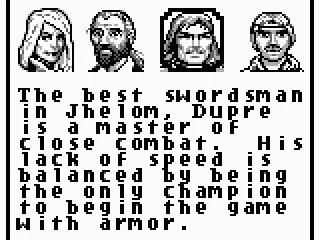 
											Character Selection Screen
