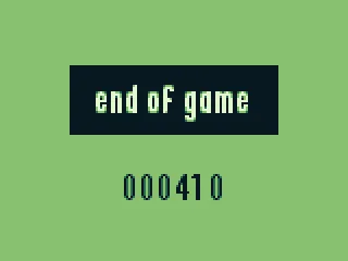 
											End of game