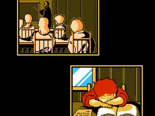 
											Sleeping in school.