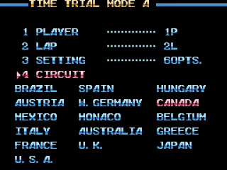 
											Selecting trial mode settings