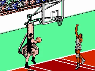 
											Going up for a dunk