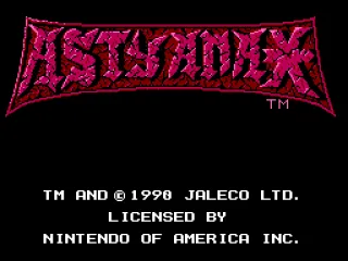 
											The title screen.