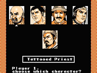 
											Choosing your character
