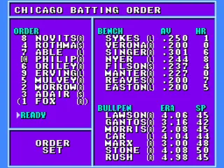 
											Setting your lineup