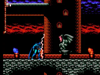 
											Gargoyle uses lightning on Batman.