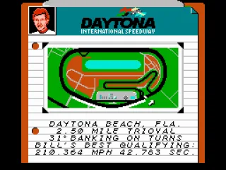 
											Daytona track details