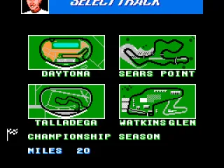 
											Select an official NASCAR track single race or try a Championship Season