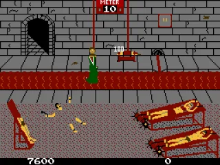 
											You can shoot chained guys, operate the rack, and feed this guy to the croc.