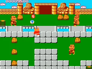 
											Head for the opened door to complete the level.