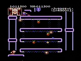 
											The third level (Donkey Kong Jr.)