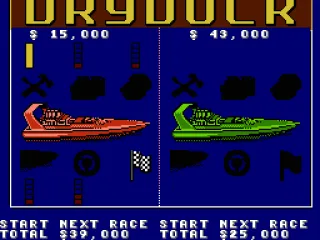 
											Drydock -- use your prize money to repair and upgrade your boat