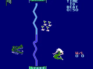 
											The map of the first race course