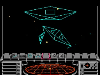 
											Three ships swoop into view during the opening combat sequence.