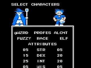 
											Choosing characters