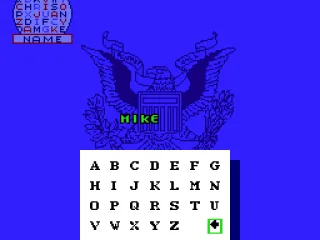 
											Name entry