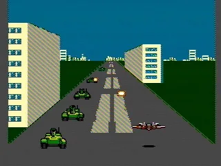 
											Flying through the city