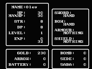 
											Character screen