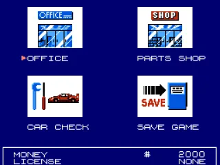 
											Racing menu