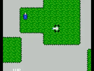 
											Driving over grass.