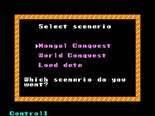 
											Selecting scenario