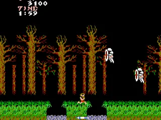 
											Through the forest, over the river, battling the ghostly knights