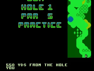 
											The 1st hole on the USA course