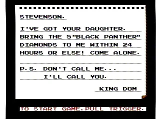 
											The ransom letter