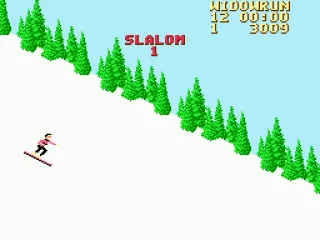 
											Starting the slalom part of this run