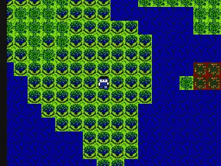
											The brave hero begins the game.