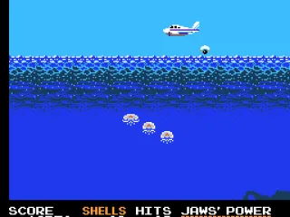 
											Bonus level-- bombing run on the jellyfish