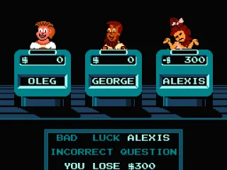 
											Bad luck, Alexis!