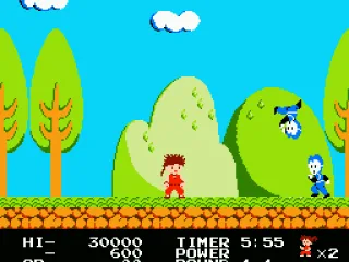 
											landing a blow on your enemy will send him flying backwards into the air