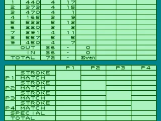 
											Tournament table